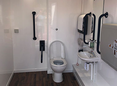 luxury accessible toilet